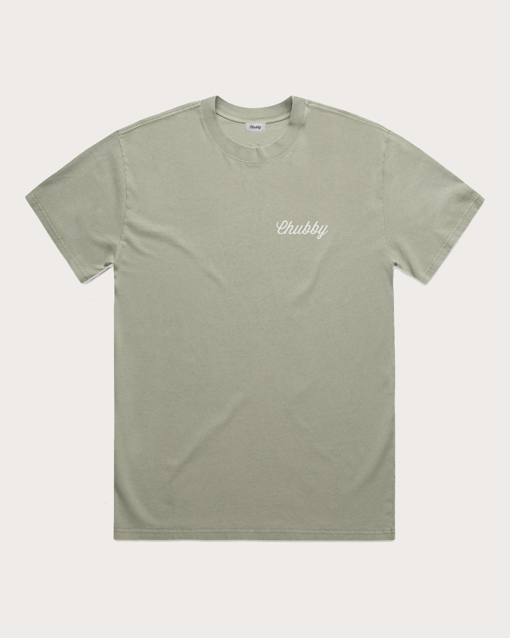 Lime Green Washed Cotton Tee