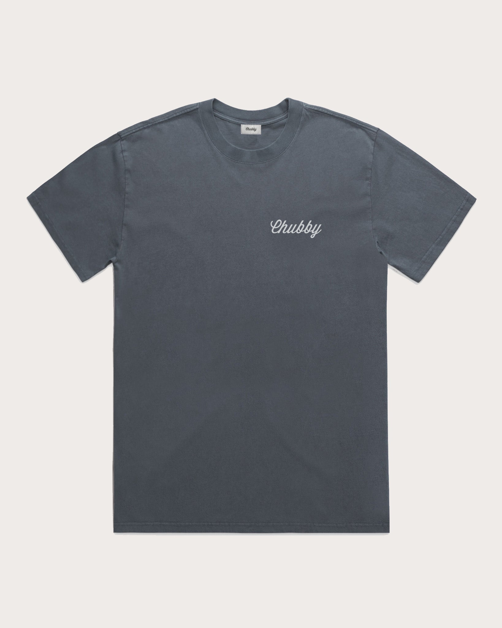 Washed Navy Cotton Tee