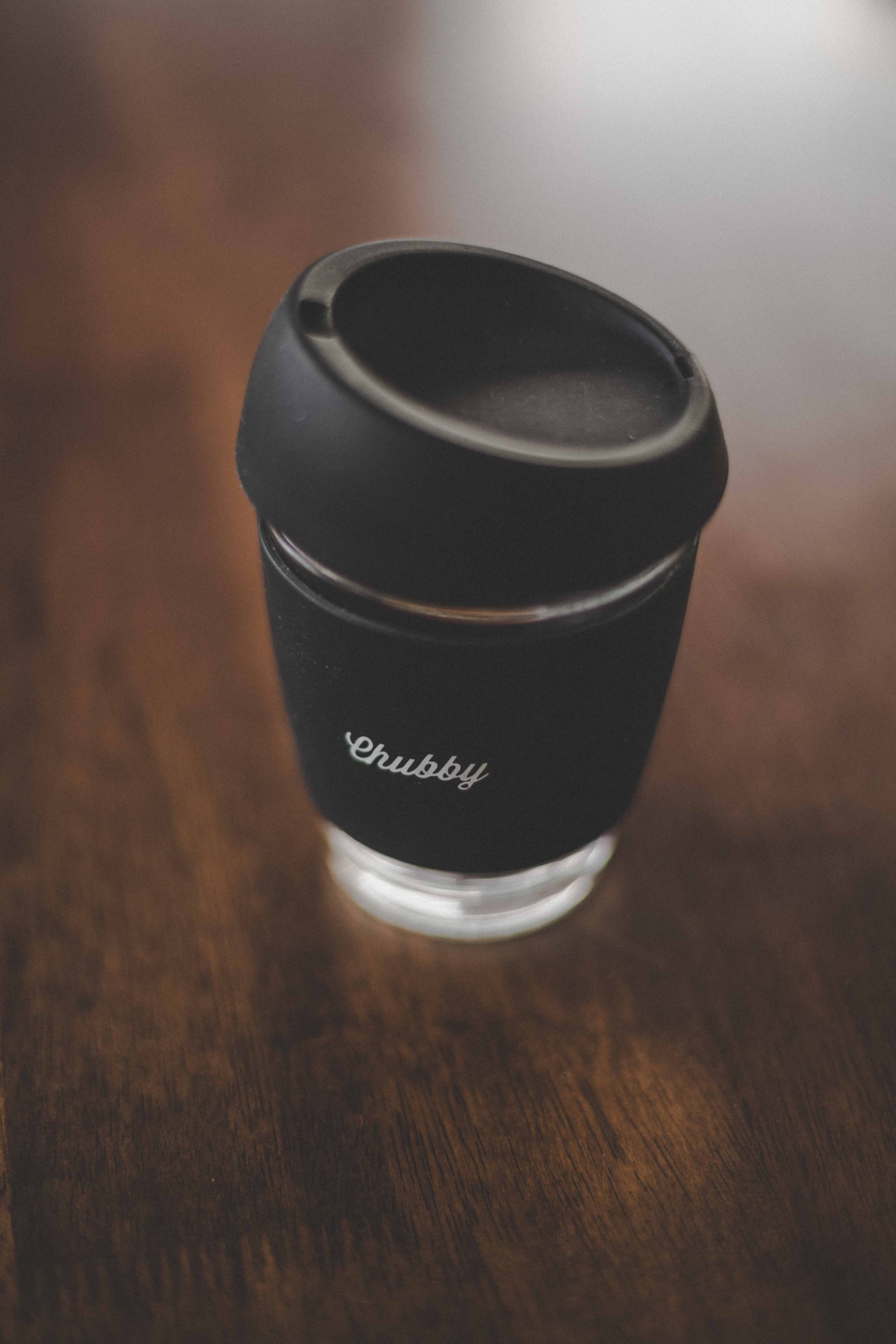 Chubby Reusable Glass Coffee Cup
