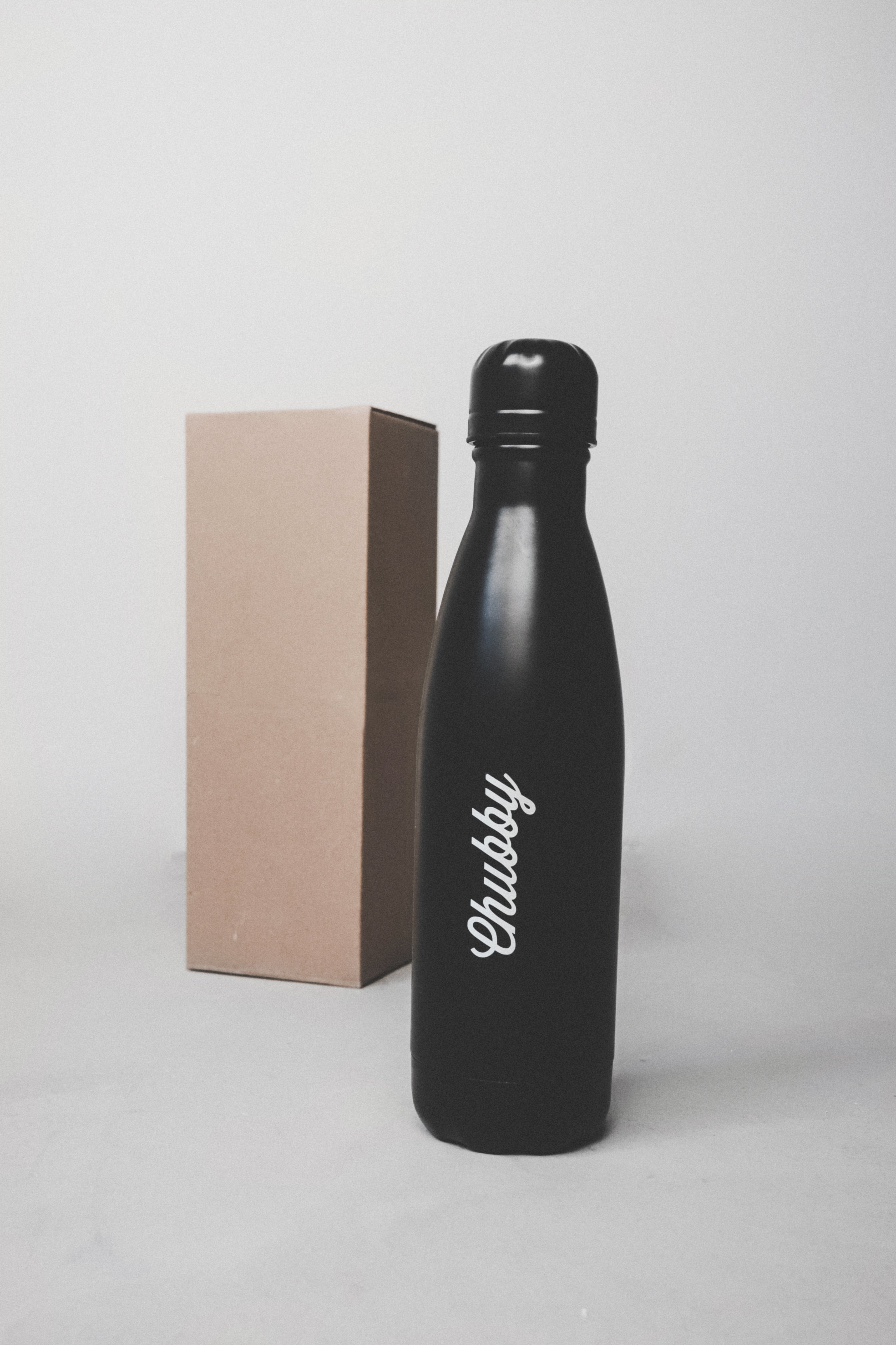 Reusable Matt Black Stainless Steel Bottle